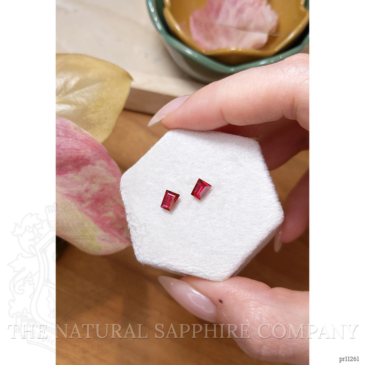 1.07 Ct.Tw. Ruby Pair from Mozambique