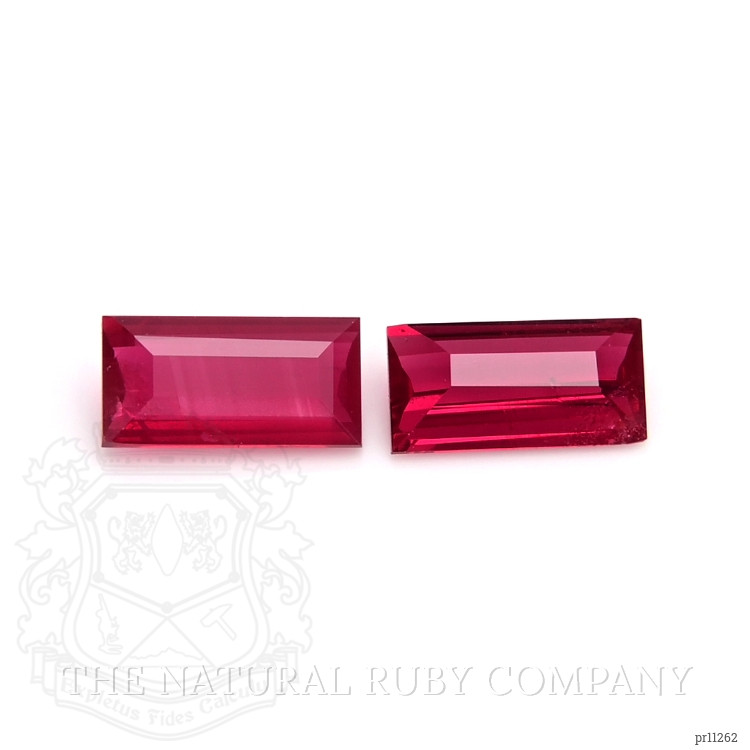 0.78 Ct.Tw. Ruby Pair from Mozambique