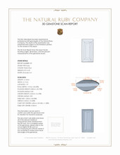 0.78&nbsp;Ct.Tw.Total Carat Weight Ruby Pair from Mozambique 3 D Scan Report