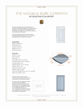0.78&nbsp;Ct.Tw.Total Carat Weight Ruby Pair from Mozambique 3 D Scan Report