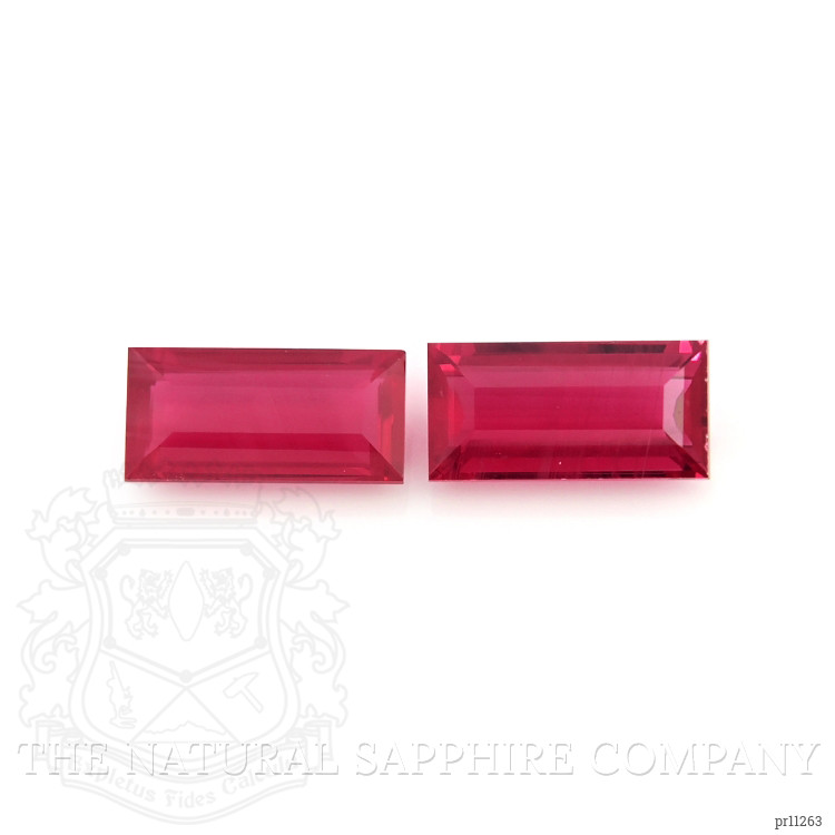 0.85 Ct.Tw. Ruby Pair from Mozambique