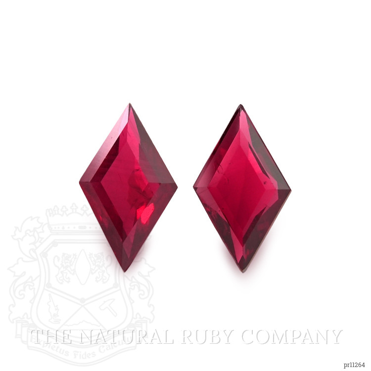 0.90 Ct.Tw. Ruby Pair from Mozambique