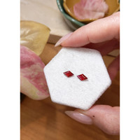 0.90 Ct.Tw.Total Carat Weight Ruby Pair from Mozambique Life Style