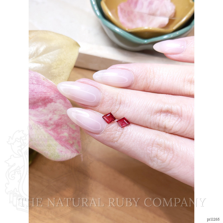 0.95 Ct.Tw. Ruby Pair from Mozambique