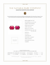1.53 Ct.Tw.Total Carat Weight Ruby Pair from Mozambique Scan Report