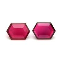 1.53 Ct.Tw.Total Carat Weight Ruby Pair from Mozambique Video