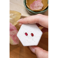 1.01&nbsp;Ct.Tw.Total Carat Weight Ruby Pair from Mozambique Life Style