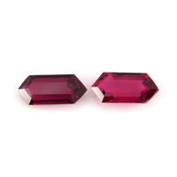 1.02 Ct.Tw.Total Carat Weight Ruby Pair from Mozambique Video