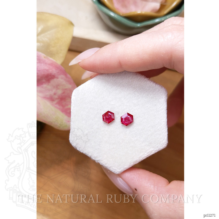 1.31 Ct.Tw. Ruby Pair from Mozambique