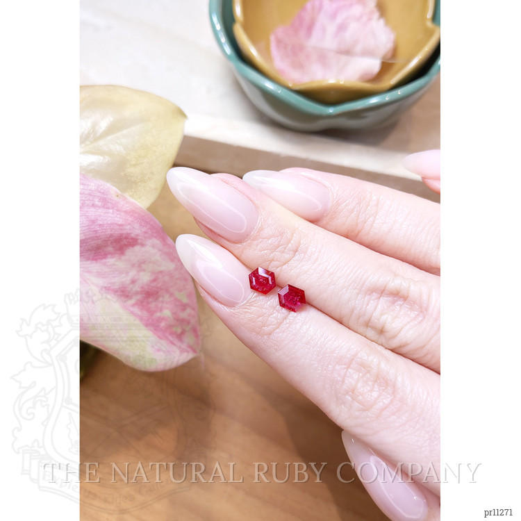 1.31 Ct.Tw. Ruby Pair from Mozambique