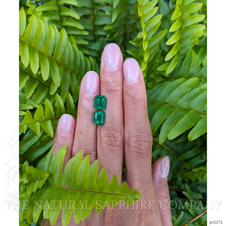 4.00 Ct.Tw. Emerald Pair from Colombia