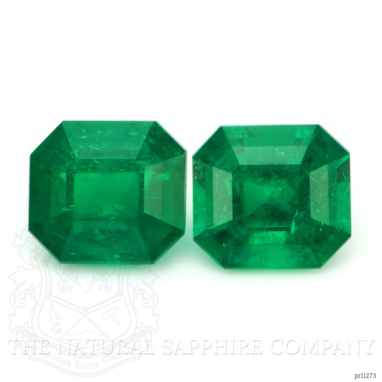 4.33 Ct.Tw. Emerald Pair from Colombia
