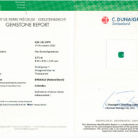 5.50&nbsp;Ct.Tw.Total Carat Weight Emerald Pair from Colombia Pdf