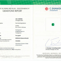5.50 Ct.Tw.Total Carat Weight Emerald Pair from Colombia Pdf