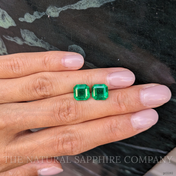 5.50 Ct.Tw. Emerald Pair from Colombia