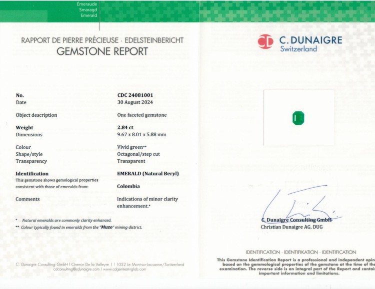 5.90 Ct.Tw. Emerald Pair from Colombia