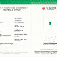 5.90 Ct.Tw.Total Carat Weight Emerald Pair from Colombia Pdf