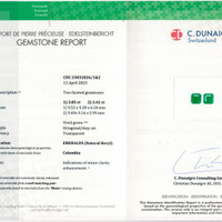 7.27 Ct.Tw.Total Carat Weight Emerald Pair from Colombia Pdf