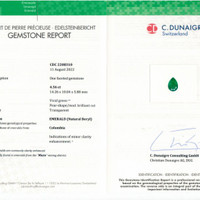 9.02&nbsp;Ct.Tw.Total Carat Weight Emerald Pair from Colombia Pdf