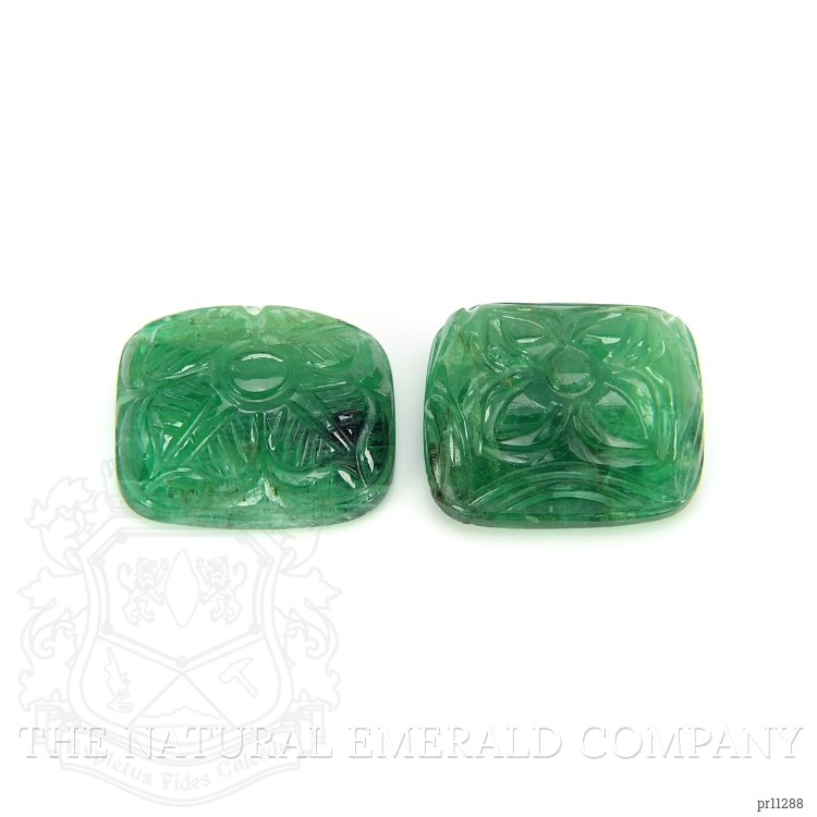15.78 Ct.Tw. Emerald Pair from Zambia