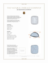 15.78 Ct.Tw.Total Carat Weight Emerald Pair from Zambia 3 D Scan Report