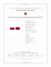 0.90 Ct.Tw.Total Carat Weight Ruby Pair from Mozambique Scan Report