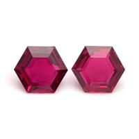 1.13&nbsp;Ct.Tw.Total Carat Weight Ruby Pair from Mozambique Video