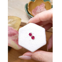 1.13&nbsp;Ct.Tw.Total Carat Weight Ruby Pair from Mozambique Life Style