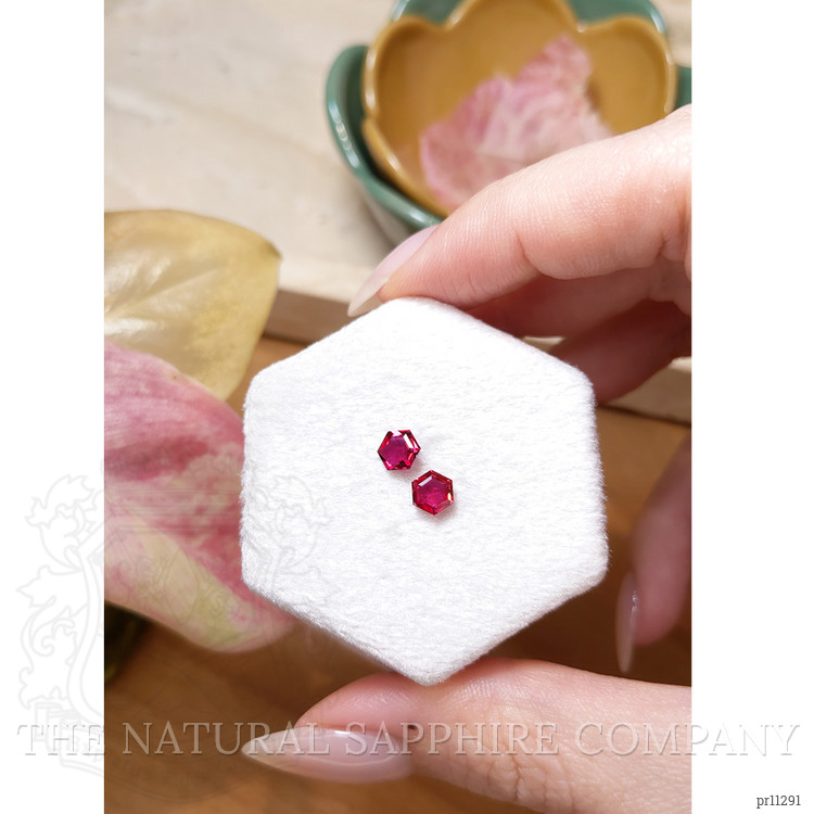 1.13 Ct.Tw. Ruby Pair from Mozambique