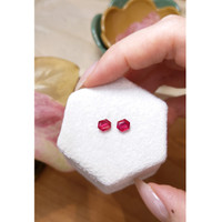 1.16 Ct.Tw.Total Carat Weight Ruby Pair from Mozambique Life Style