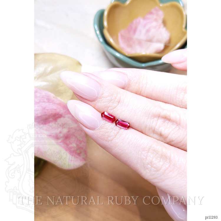 1.12 Ct.Tw. Ruby Pair from Mozambique