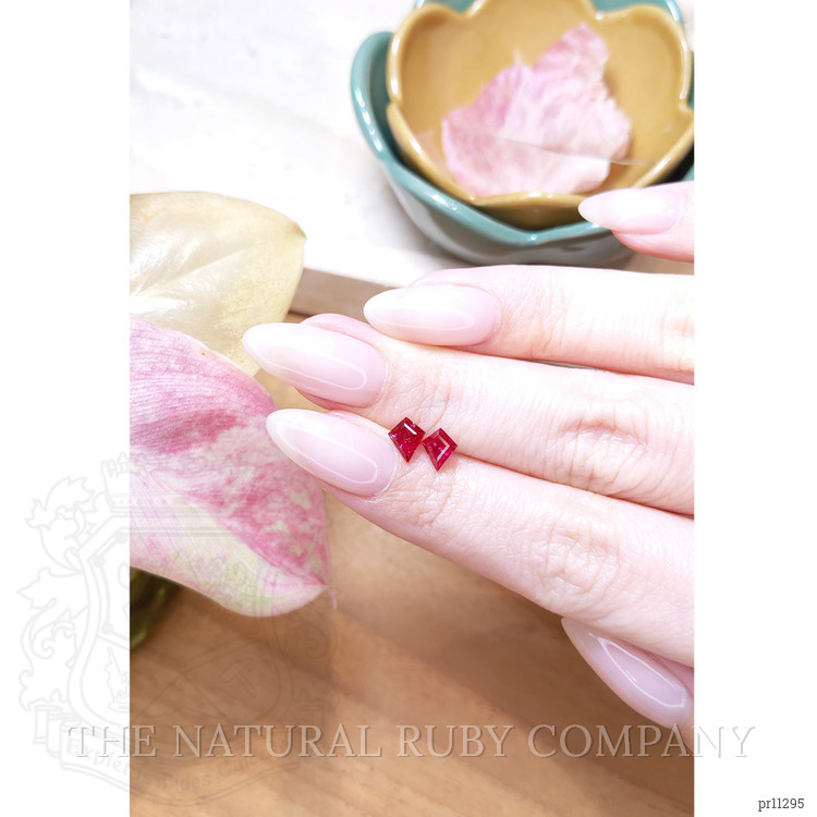 0.96 Ct.Tw. Ruby Pair from Mozambique