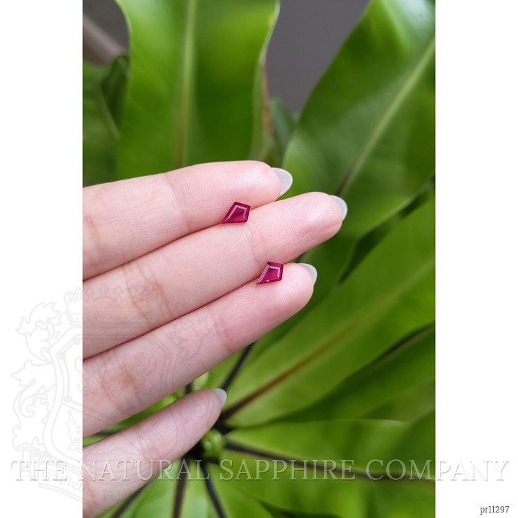 1.11 Ct.Tw. Ruby Pair from Mozambique