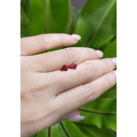 0.92&nbsp;Ct.Tw.Total Carat Weight Ruby Pair from Mozambique Life Style