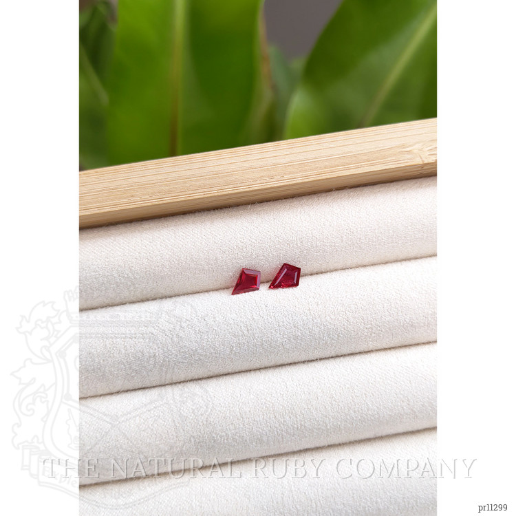 0.92 Ct.Tw. Ruby Pair from Mozambique
