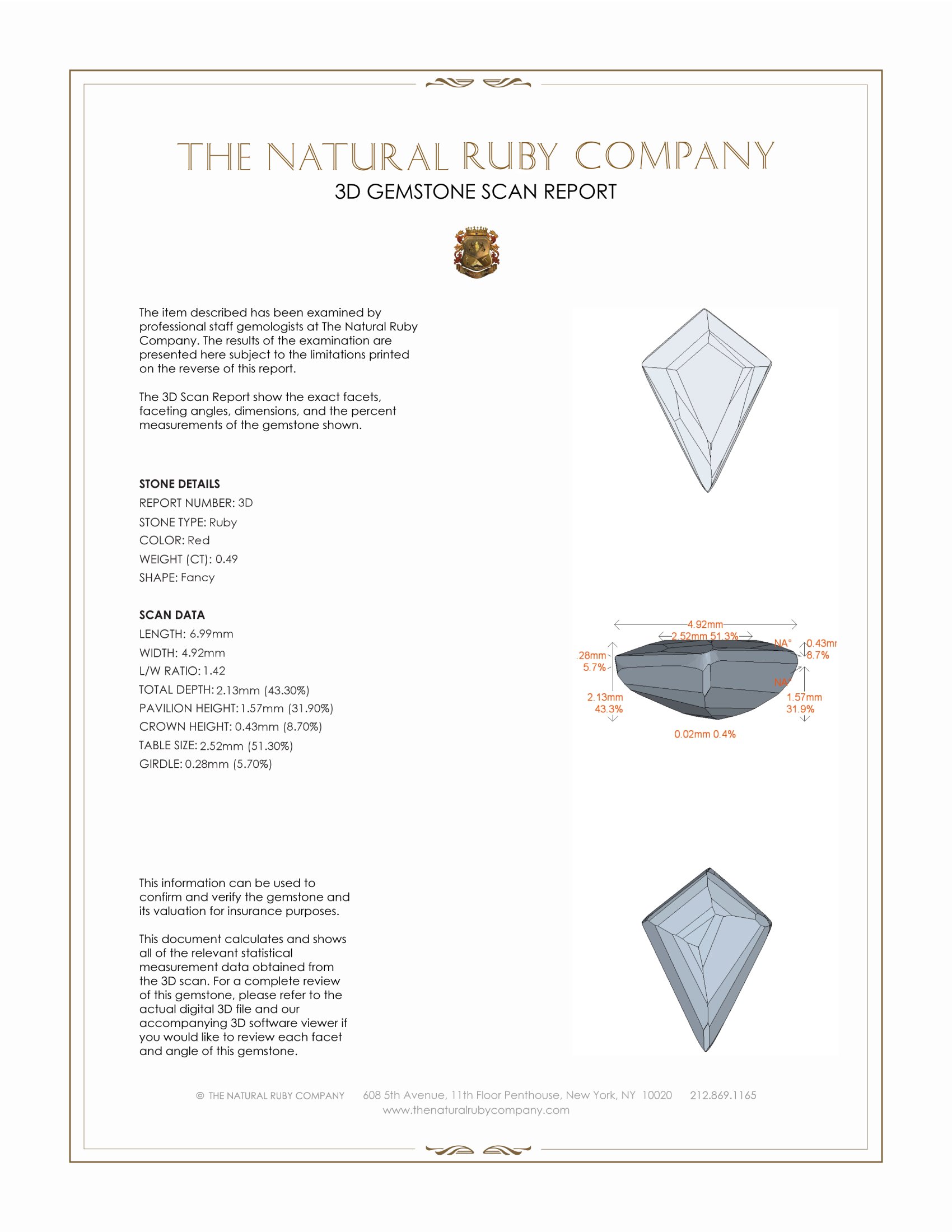 0.92 Ct.Tw. Ruby Pair from Mozambique