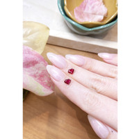 0.97 Ct.Tw.Total Carat Weight Ruby Pair from Mozambique Life Style