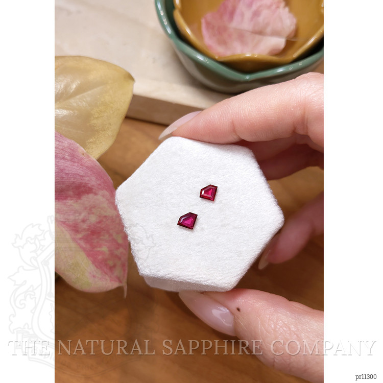 0.97 Ct.Tw. Ruby Pair from Mozambique