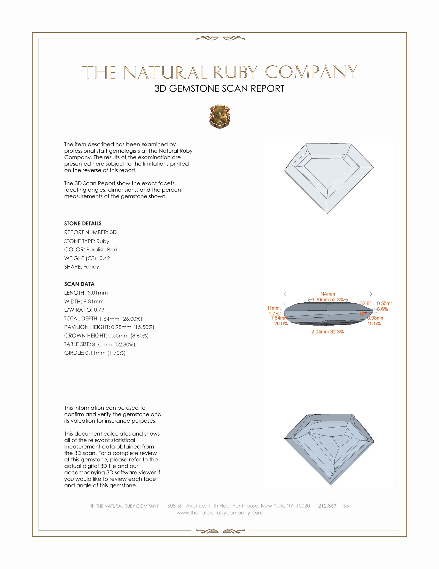 0.97 Ct.Tw. Ruby Pair from Mozambique