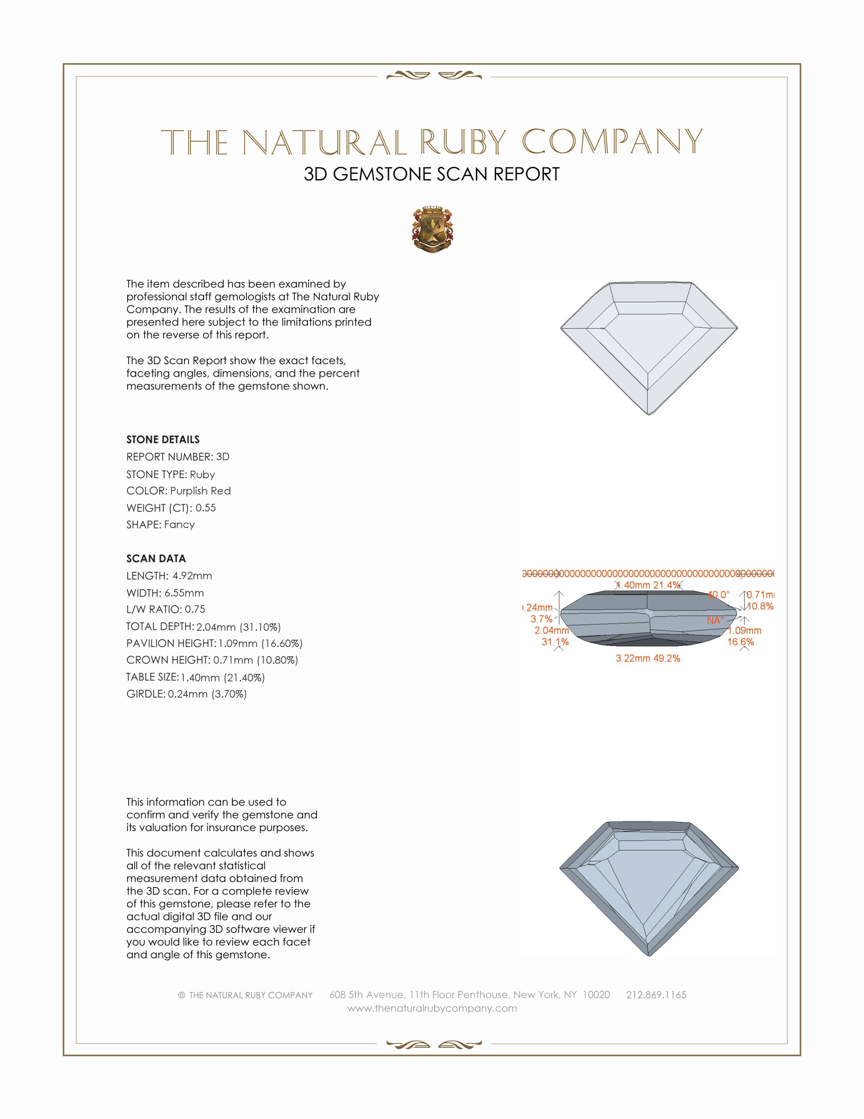 0.97 Ct.Tw. Ruby Pair from Mozambique