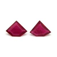 1.33&nbsp;Ct.Tw.Total Carat Weight Ruby Pair from Mozambique Video