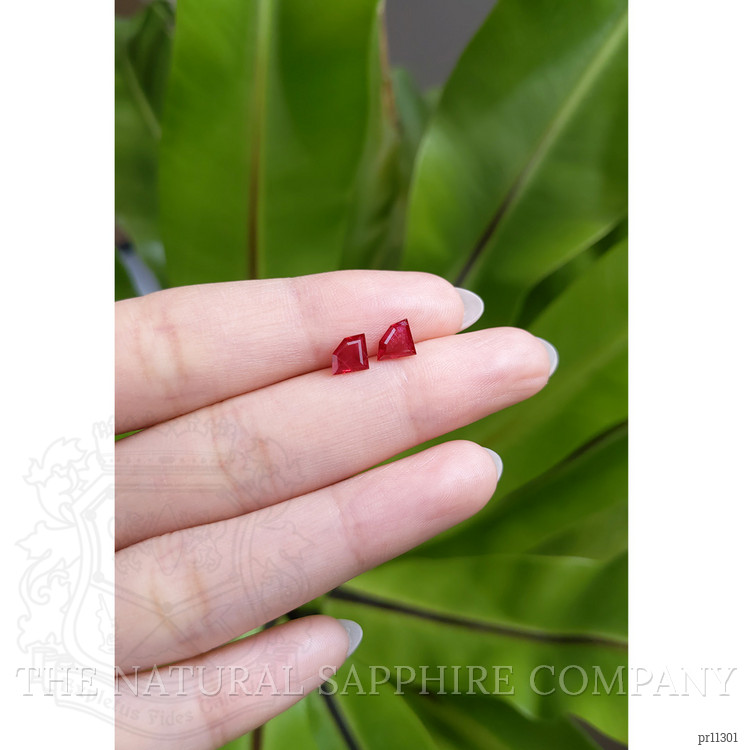 1.33 Ct.Tw. Ruby Pair from Mozambique
