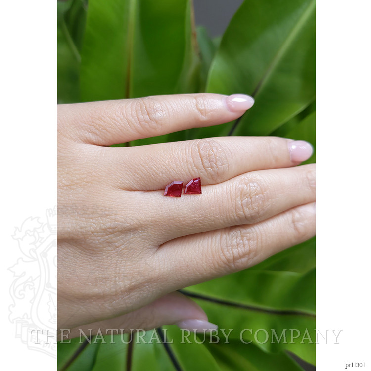 1.33 Ct.Tw. Ruby Pair from Mozambique