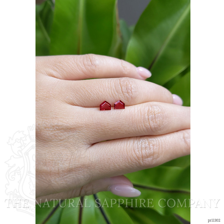 0.92 Ct.Tw. Ruby Pair from Mozambique