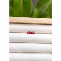 0.92 Ct.Tw.Total Carat Weight Ruby Pair from Mozambique Life Style