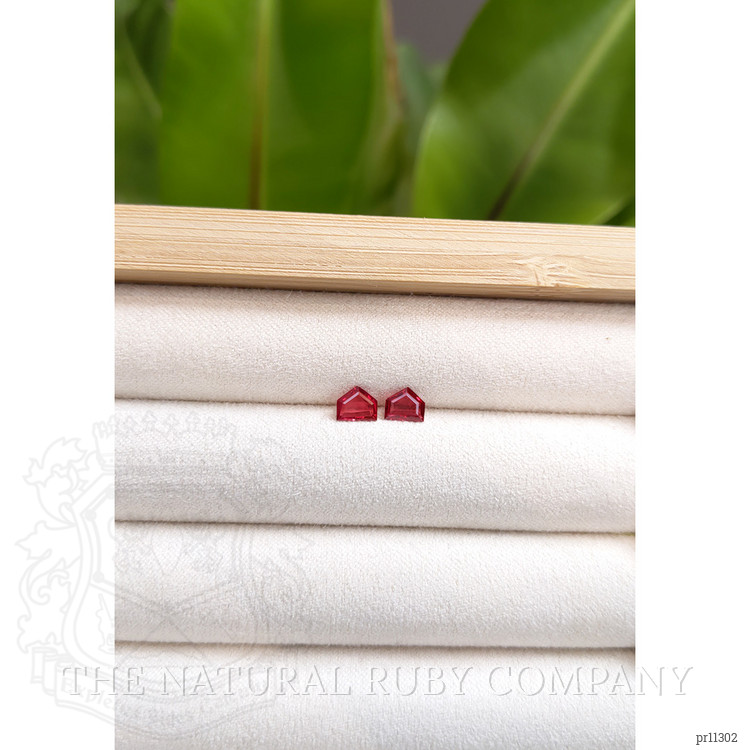 0.92 Ct.Tw. Ruby Pair from Mozambique