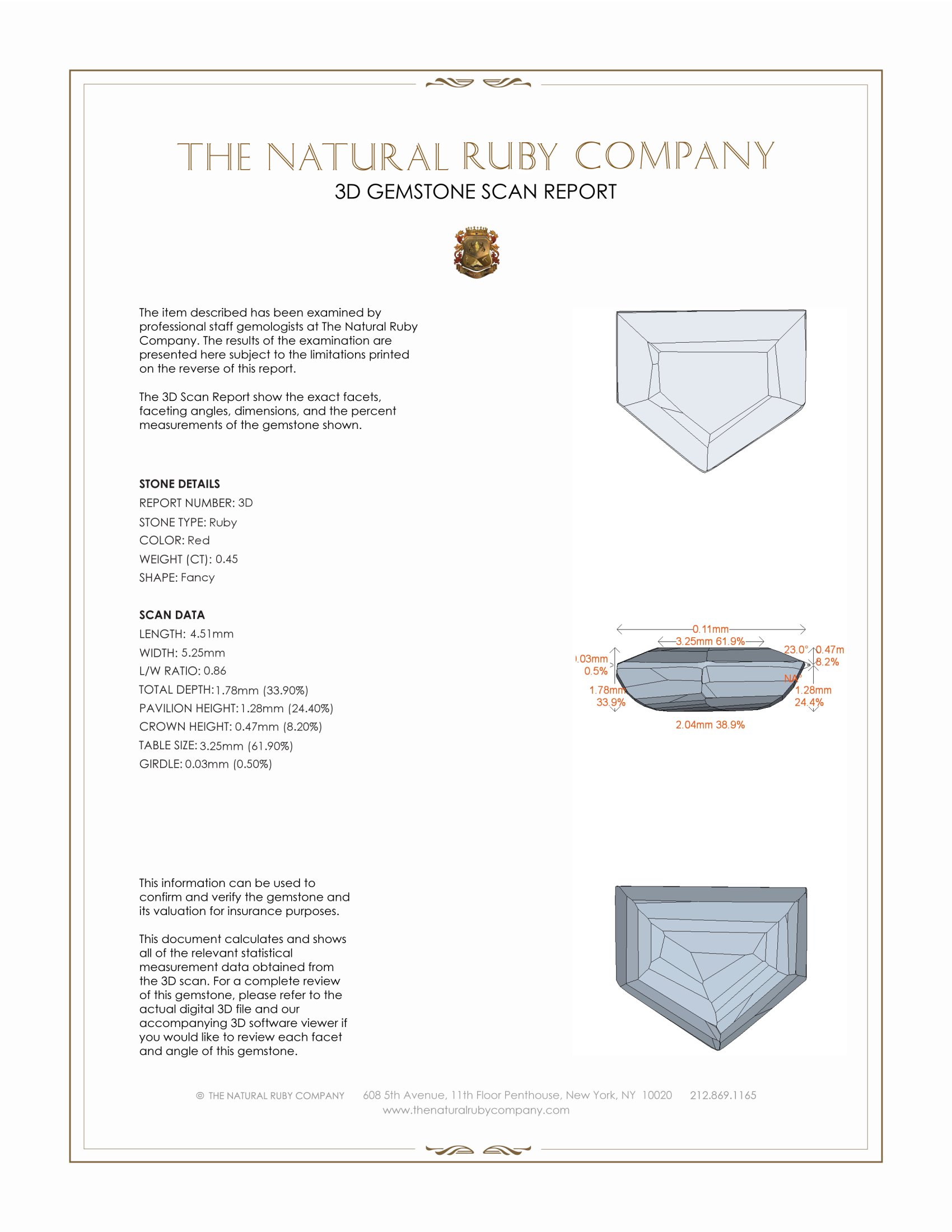 0.92 Ct.Tw. Ruby Pair from Mozambique