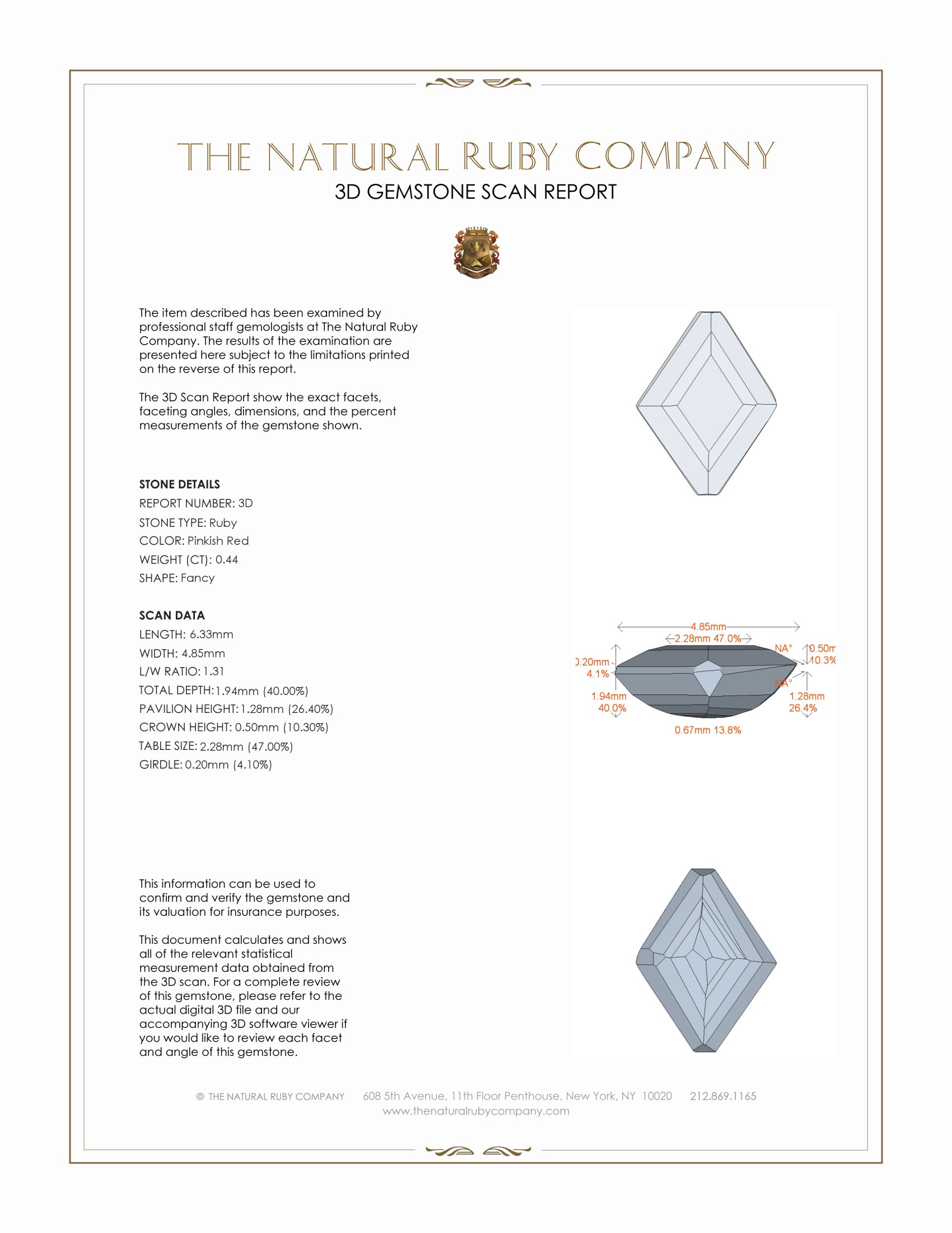 0.91 Ct.Tw. Ruby Pair from Mozambique