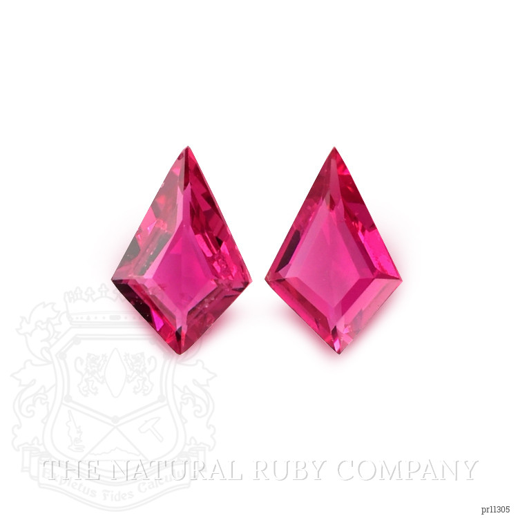 0.49 Ct.Tw. Ruby Pair from Mozambique