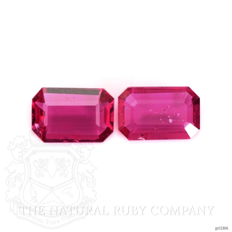 0.83 Ct.Tw. Ruby Pair from Mozambique